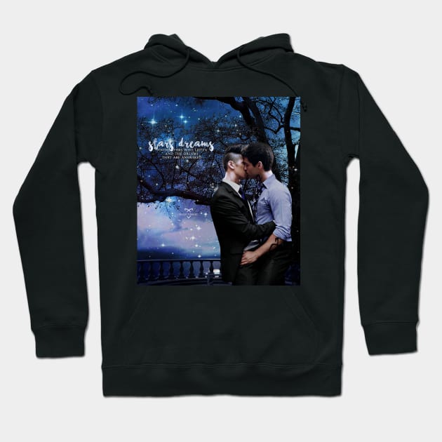 Malec Starry Night Hoodie by nathsmagic